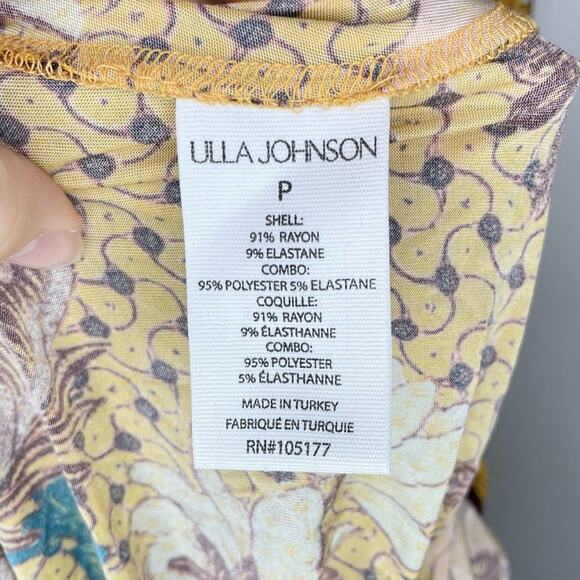 NWOT Ulla Johnson Noemi Cold Shoulder Long Sleeve Maxi Dress Size P(0) - Picture 12 of 15